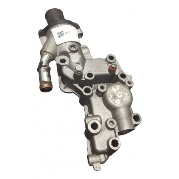 Carcaca Da Valvula Termostatica Citroen C3 Motor 1.4 8v 2008