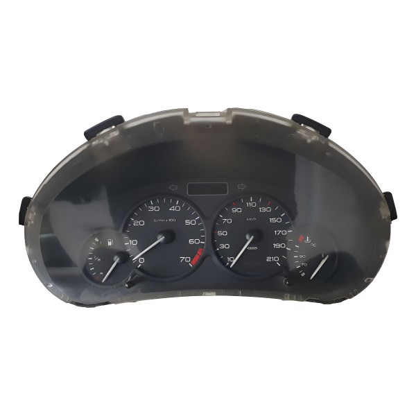 Painel Instrumento Velocímetro Peugeot 206 2006 2008 - Preto Preto