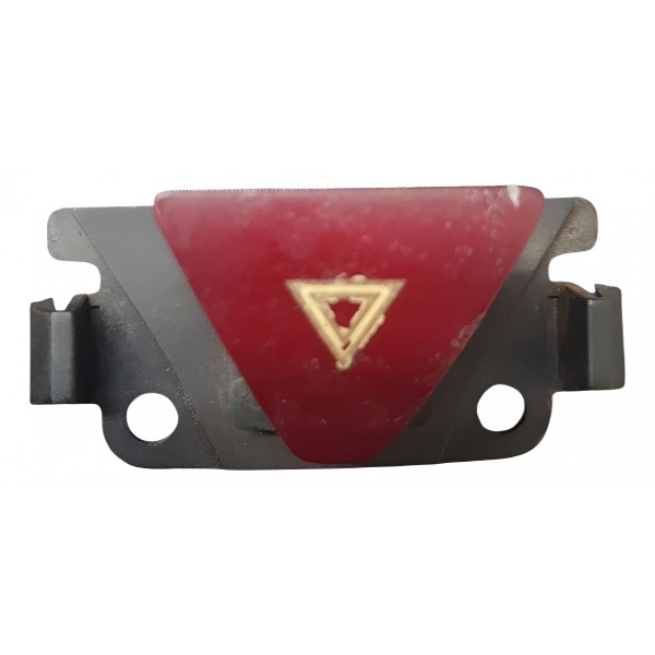 Botão Pisca Alerta Peugeot 307 2006 A 2012 Vermelho