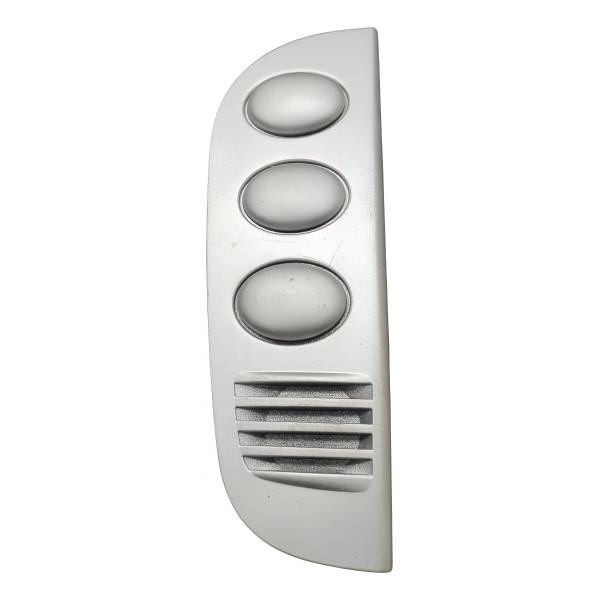 Botão Moldura Falso Painel Esquerdo Citroen C3 2003 A 2012 Cinza