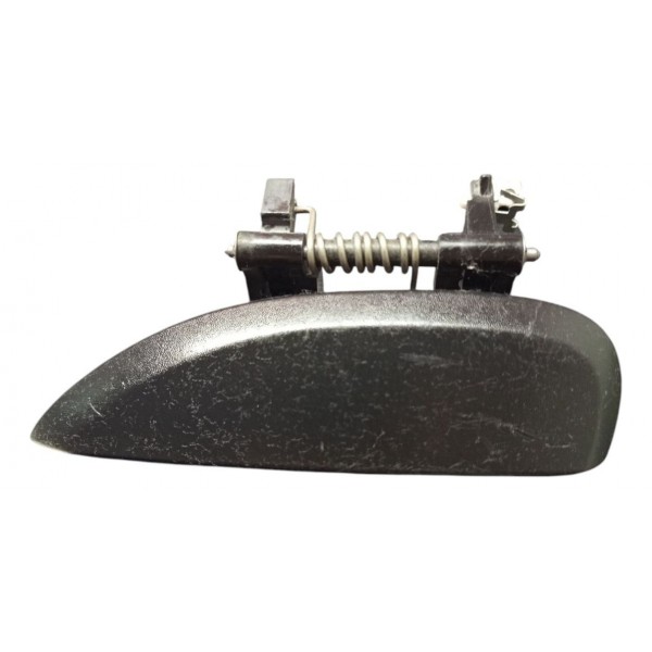 Maçaneta Porta Esquerda Dianteira Renault Sandero 2015 2023 Preto Dianteira