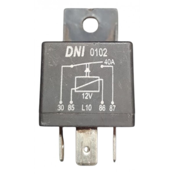 Relé Auxiliar Automotivo 40a 12v Universal C/ Supor