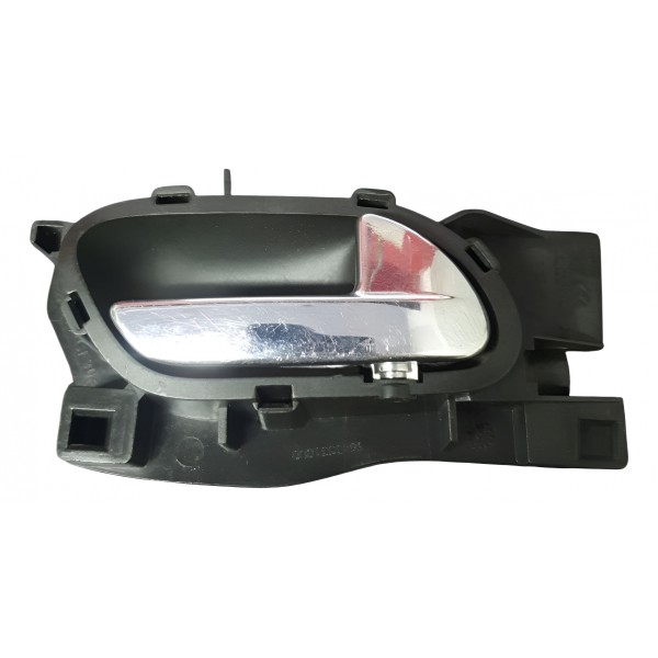 Maçaneta Interna Traseira Direita Citroen C4 2008 A 2011  - Prata - Traseira