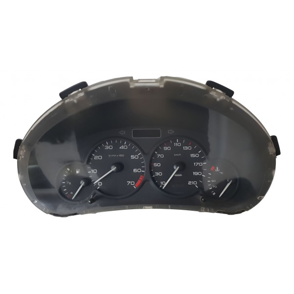 Painel Instrumento Velocímetro Peugeot 206 2006 2008 Preto