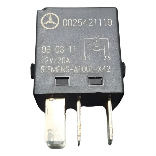 Rele Auxiliar Mercedes Classe A 160 190 0025421119 Xxxx