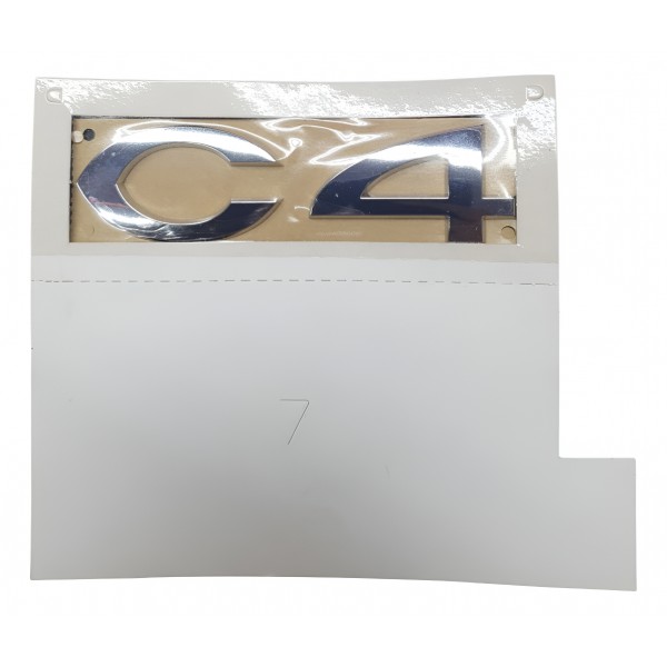 Emblema C4 Tampa Traseira Citroën C4 9673864480