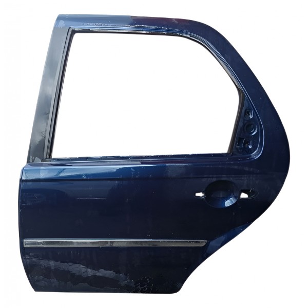 Porta Traseira Esquerda Fiat Palio Siena 2008 A 2014 Azul