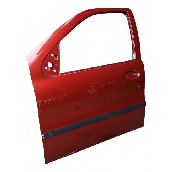 Porta Dianteira Esquerda Fiat Palio Yong Chinezinho  96 04  Dianteira Esquerda Vermelho